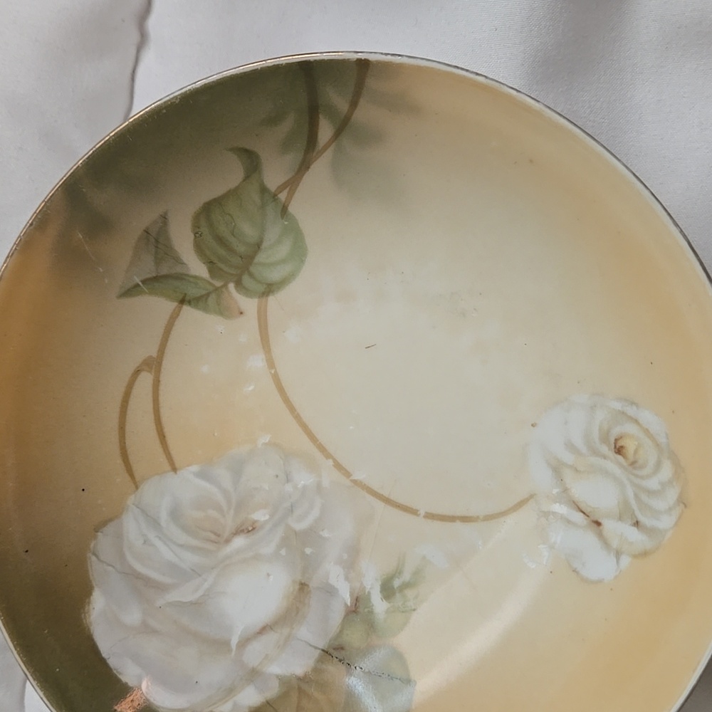 Floral Saucer Set - Picture 5 of 10